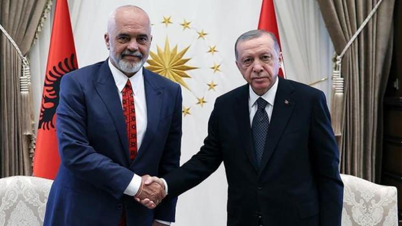 Cumhurbaşkanı Erdoğan ve Rama arasında görüşme
