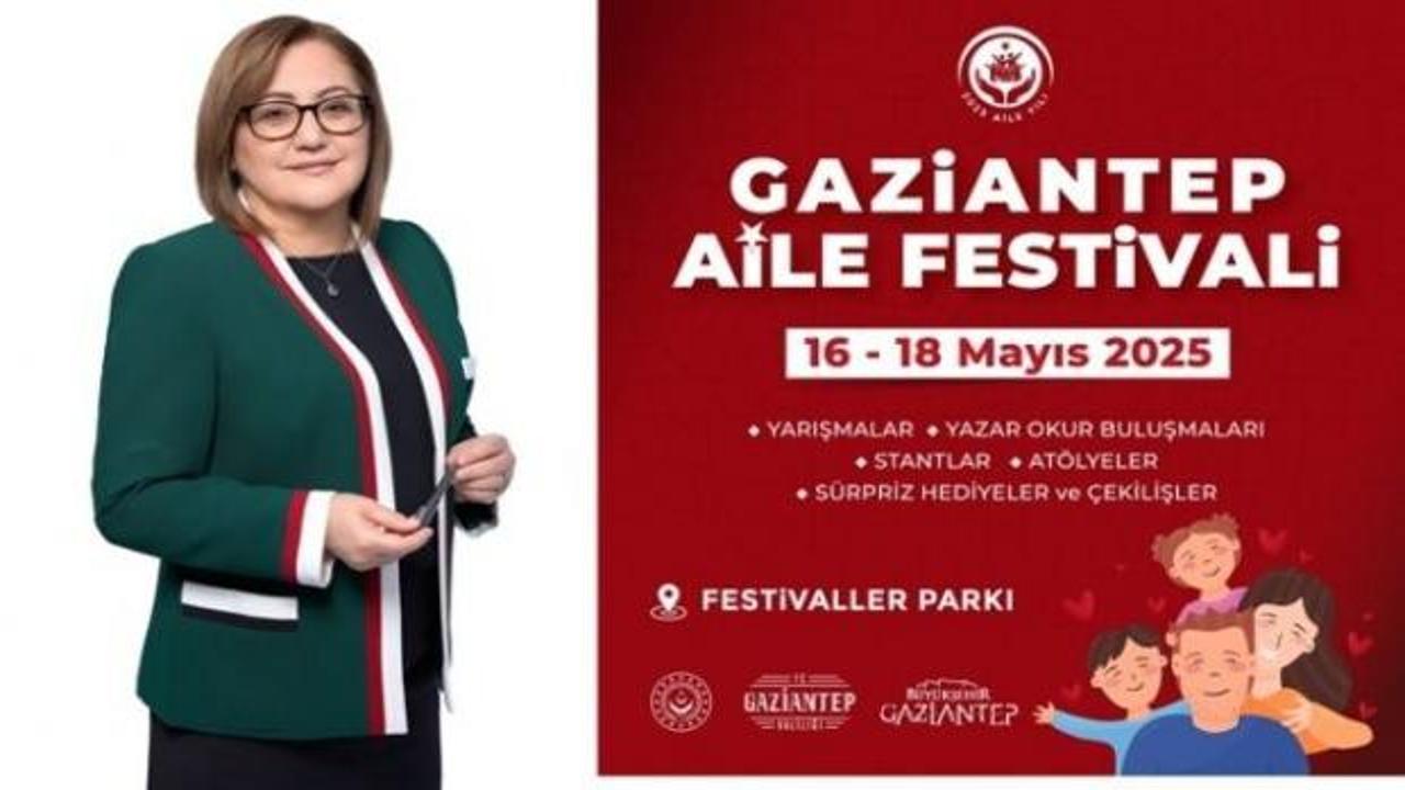 Gaziantep Aile Yılı Festivali için geri sayım başladı