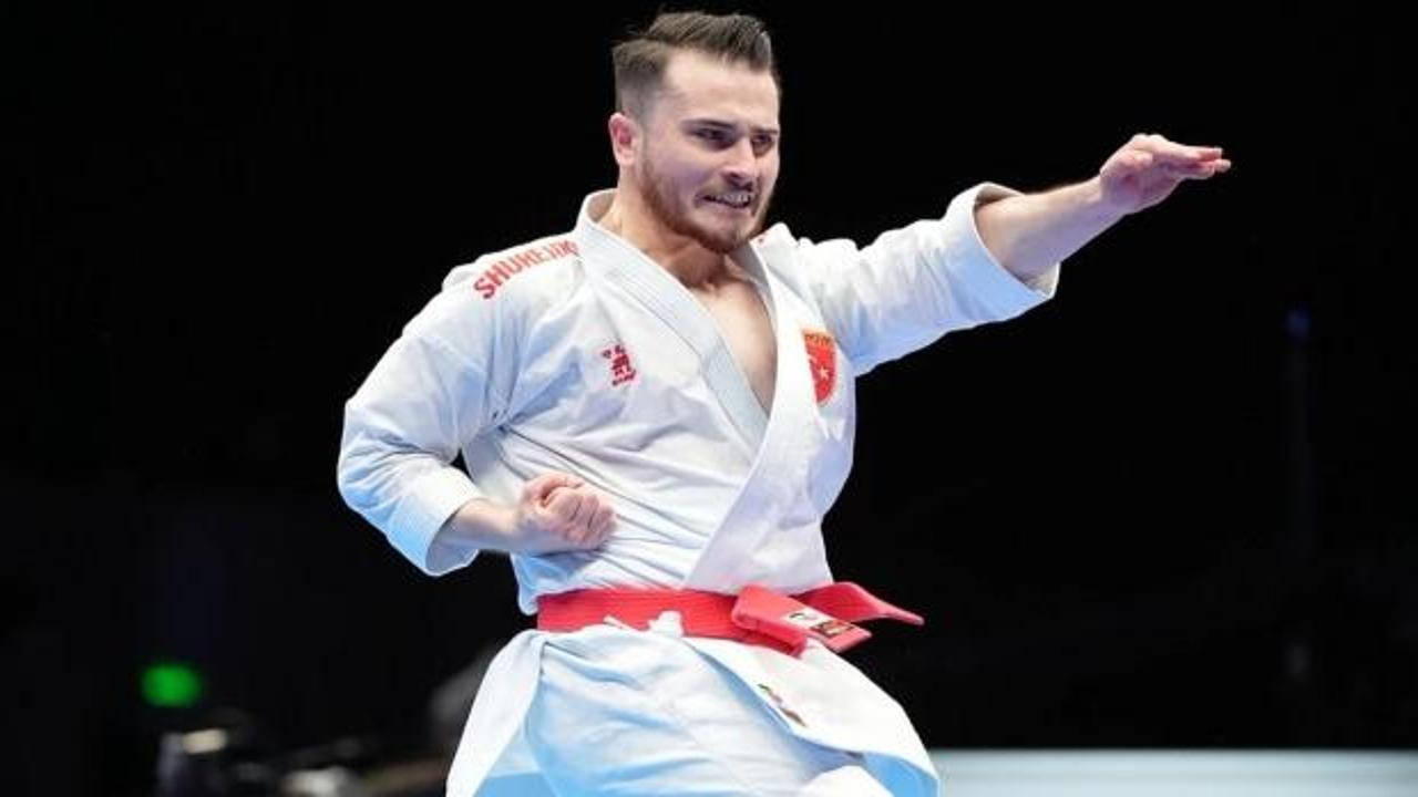 Milli karateci Enes &Ouml;zdemir, Avrupa şampiyonu oldu