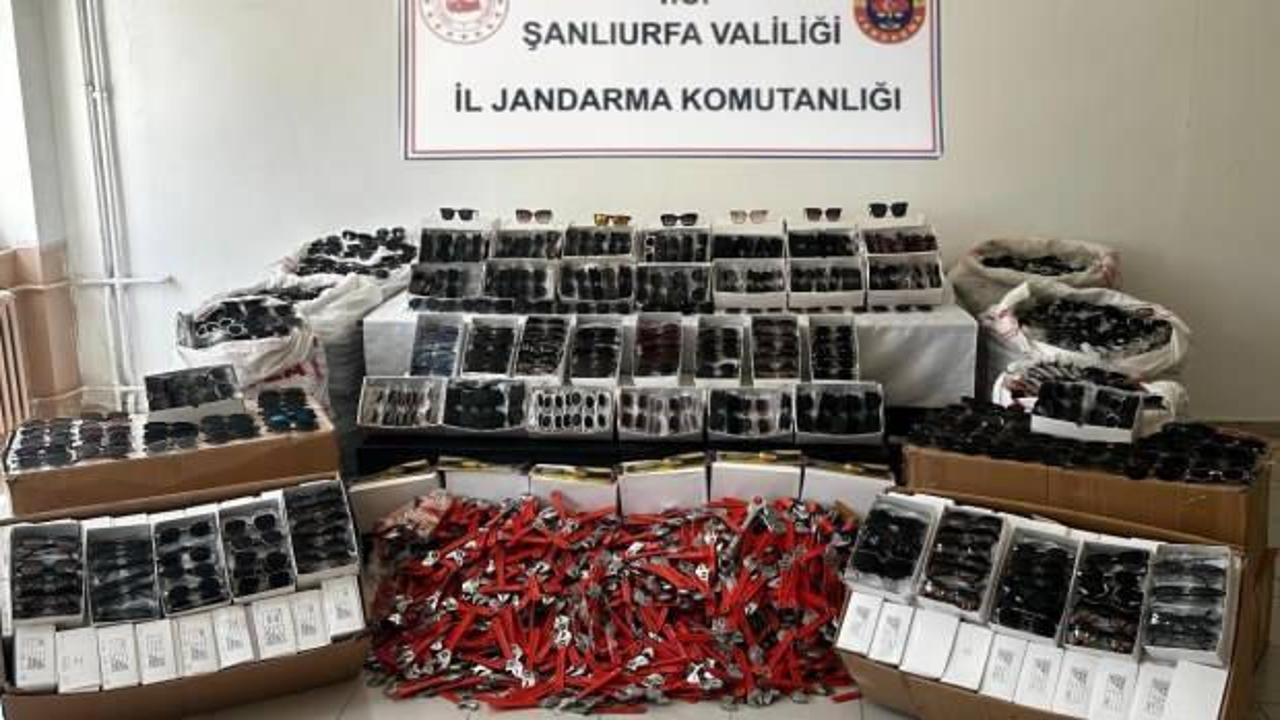 Şanlıurfa&rsquo;da ka&ccedil;ak imitasyon g&ouml;zl&uuml;k operasyonu! Tam 34 milyon TL