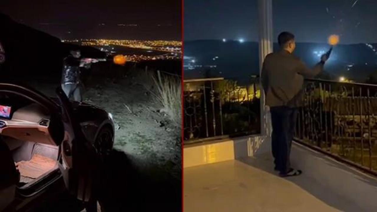 Sosyal medyada g&ouml;vde g&ouml;sterisi yapan silahlı magandalara jandarma şoku! 