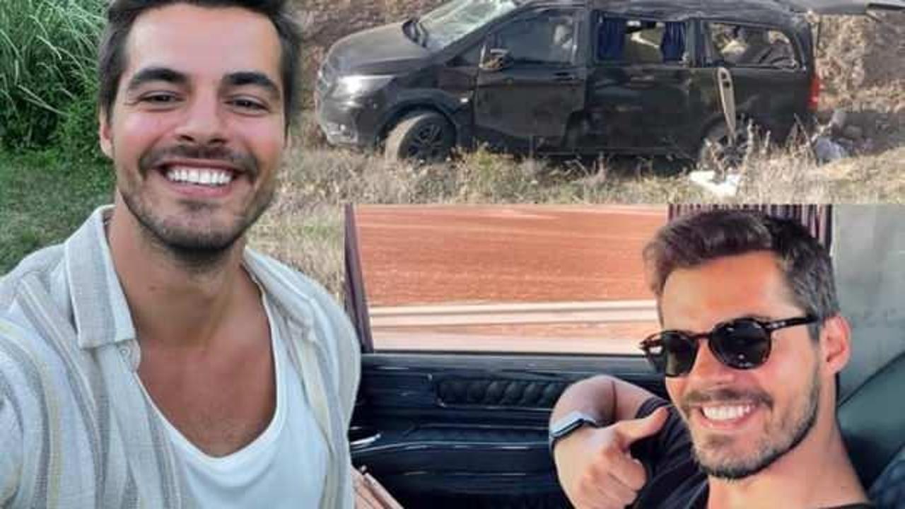 Trafik kazası ge&ccedil;iren Berk Atan son durumunu a&ccedil;ıkladı!