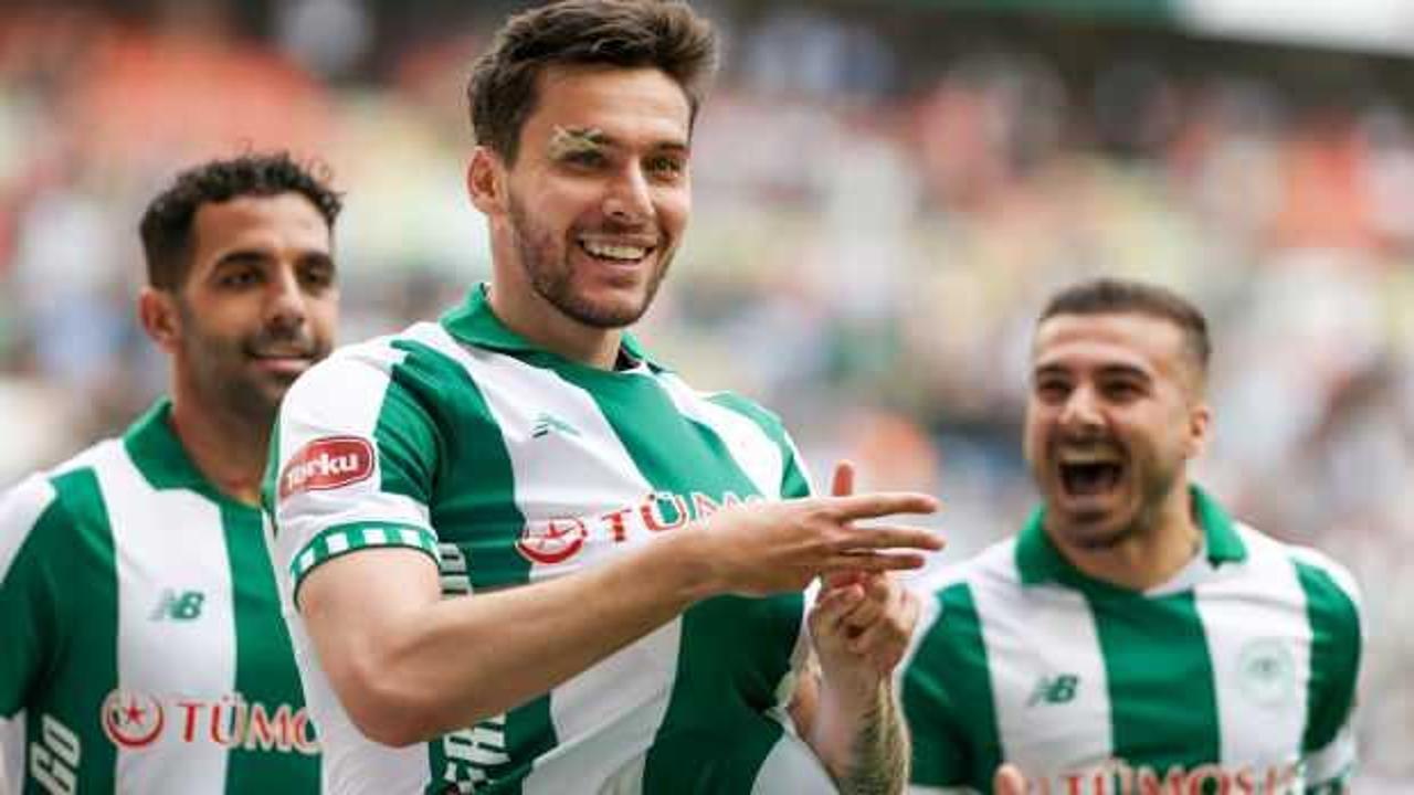 Umut Nayir sahne aldı! Konyaspor 3 puanı kaptı