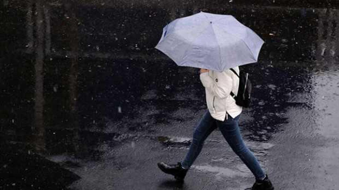 10 il için 'sarı' uyarı: Kuvvetli yağış geliyor
