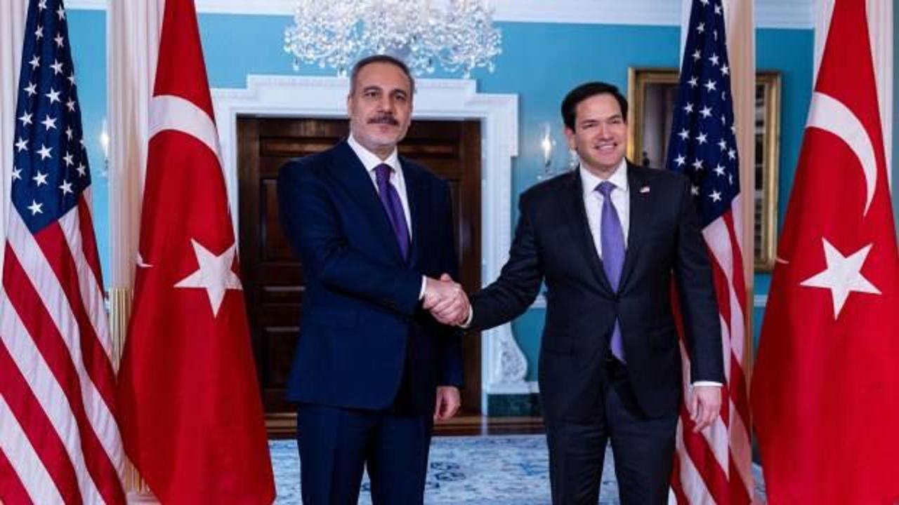 Bakan Fidan, ABD'li mevkidaşı Rubio ile g&ouml;r&uuml;şt&uuml;