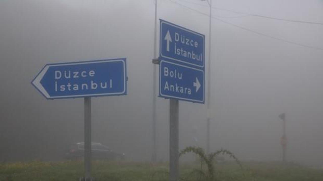 Bolu Dağı'nda göz gözü görmüyor