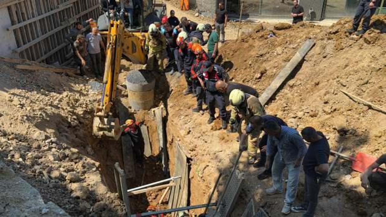 &Ccedil;ekmek&ouml;y'de inşaat alanında g&ouml;&ccedil;&uuml;k! Acı haber geldi