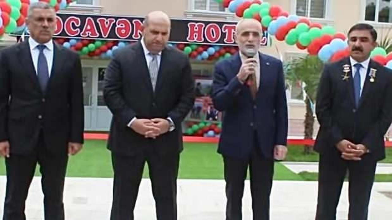 Cumhurbaşkanı Başdanışmanı Topçu Hocavend Oteli’nin açılışına katıldı