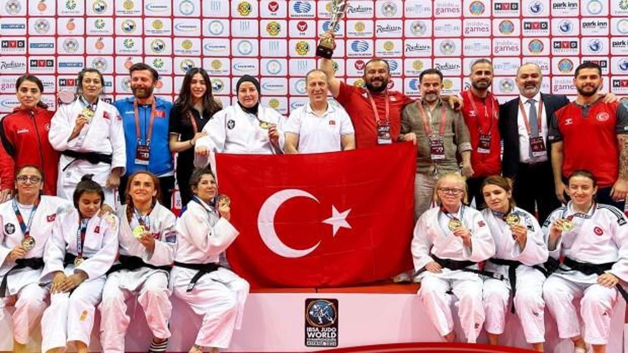 Milli kadın judocular dünya şampiyonasında altın madalya kazandı