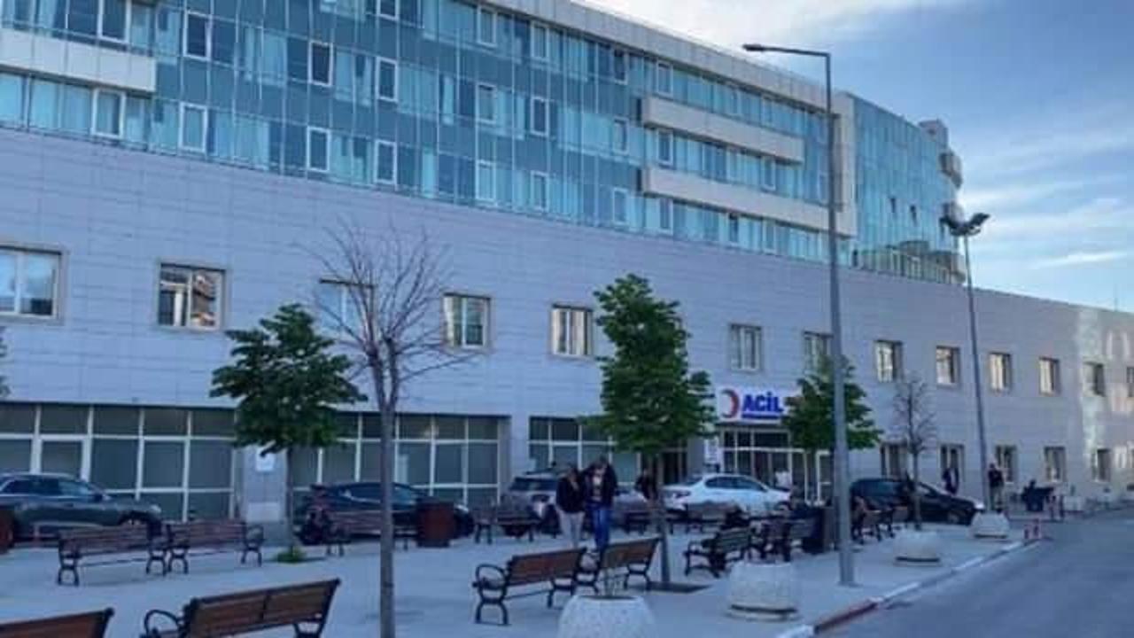 Husumetlisini hastane bahçesinde silahla vurdu