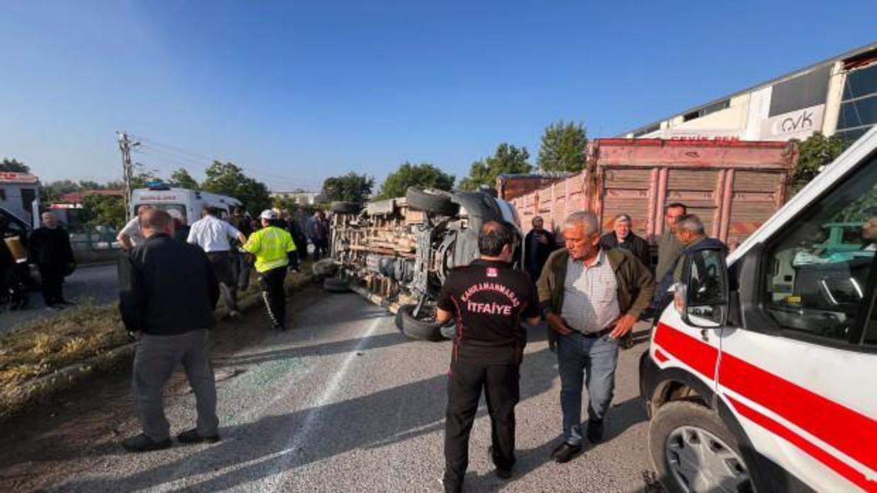 İş&ccedil;i servisi kaza yaptı: 12 yaralı