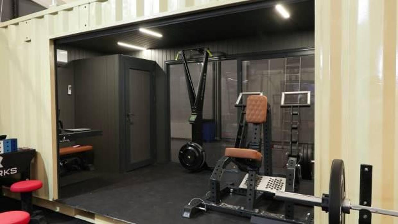 Karavancıların yeni gözdesi, taşınabilir spor salonu: Türkiye'de ilk