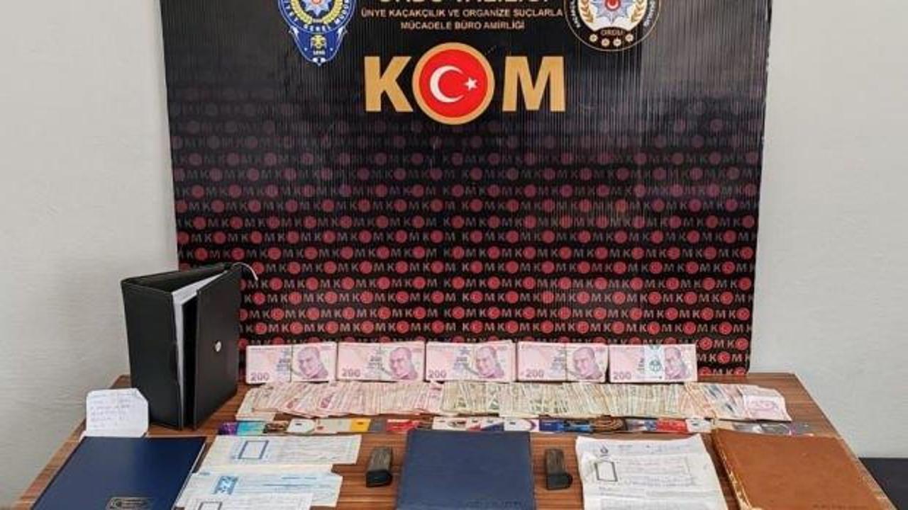 Ordu'da tefecilik operasyonunda 2 tutuklama