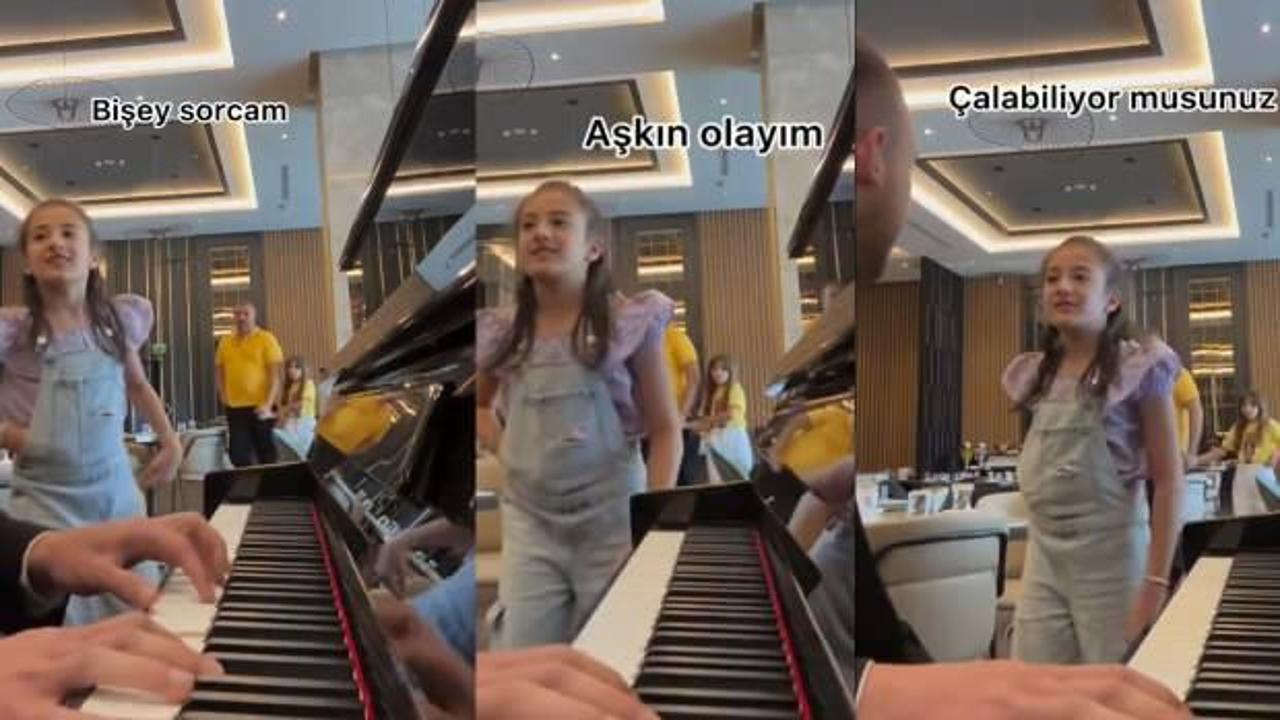 Piyanistten 'Aşkın Olayım'ı istedi, piyanist Fenerbah&ccedil;e marşını &ccedil;aldı
