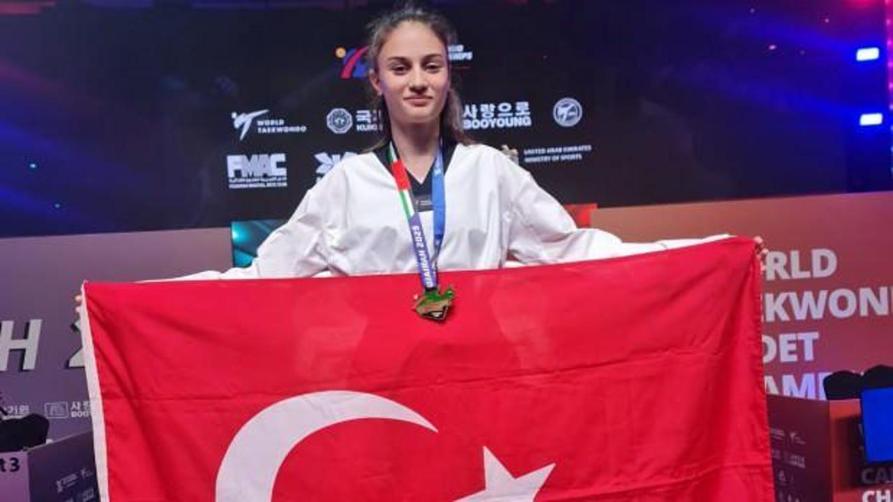 Taekwondo'da yıldızımız parladı! Sena Yılmaz dünya şampiyonu
