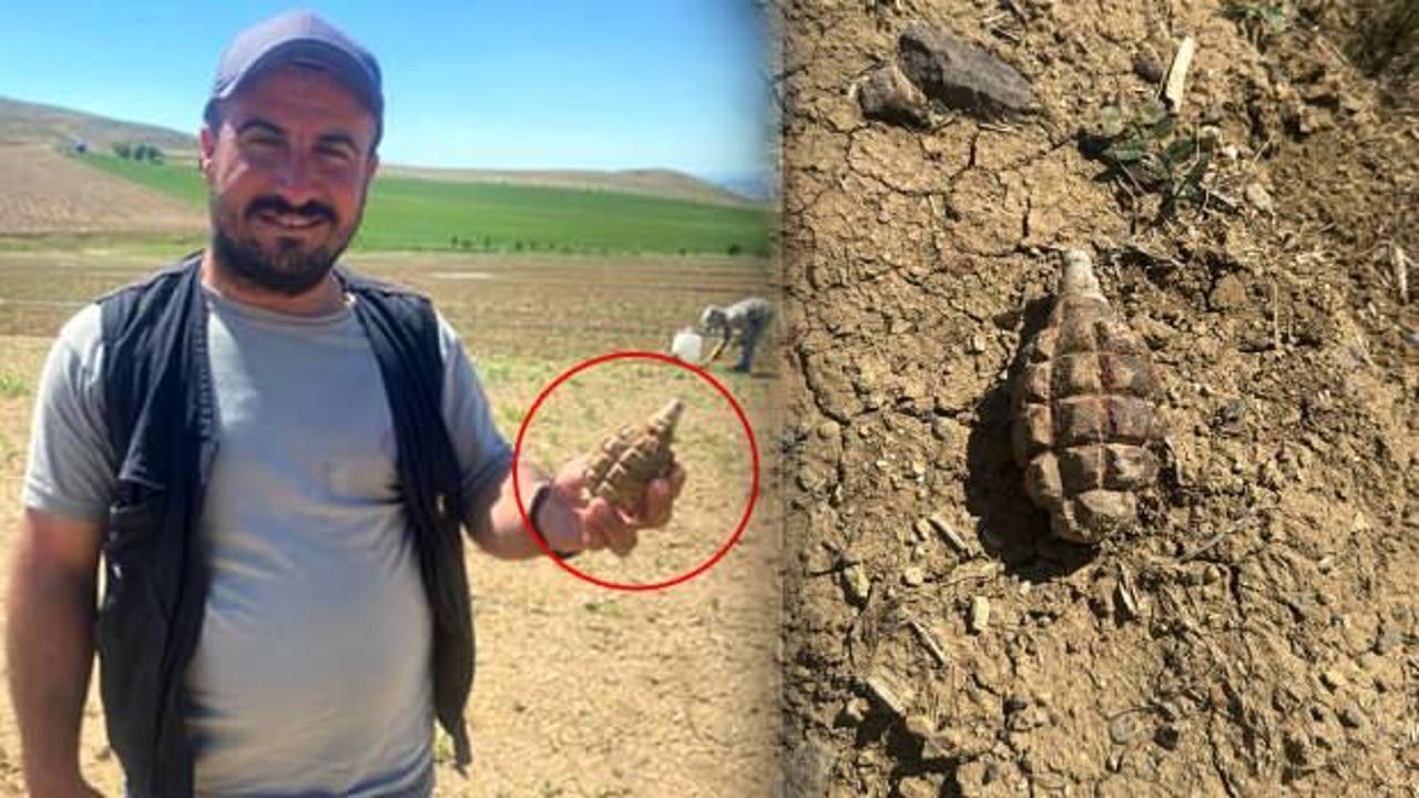 Tarlada çalışan çiftçi buldu! 104 yıldır patlamamış! Yetkililerden uyarı