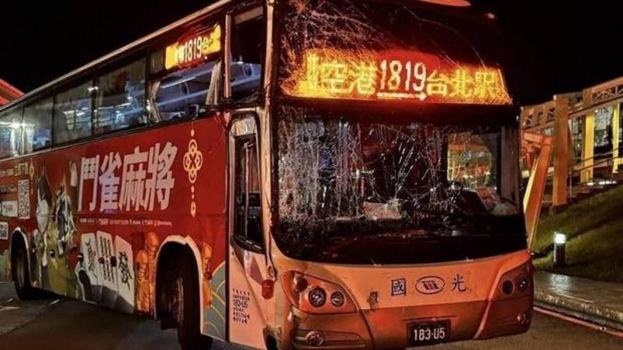 Tayvan'da havalimanında kaza... Onlarca kişi yaralandı