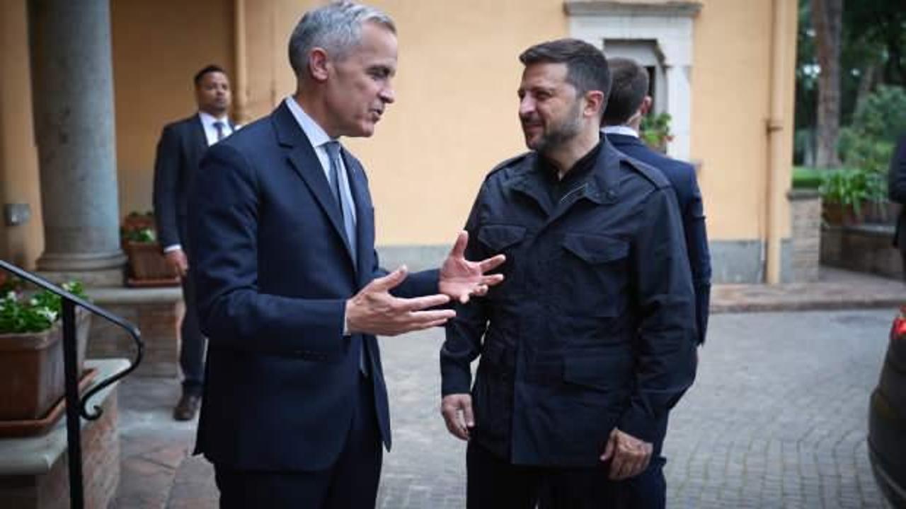 Zelenskiy, Kanada başbakanıyla bir araya geldi!