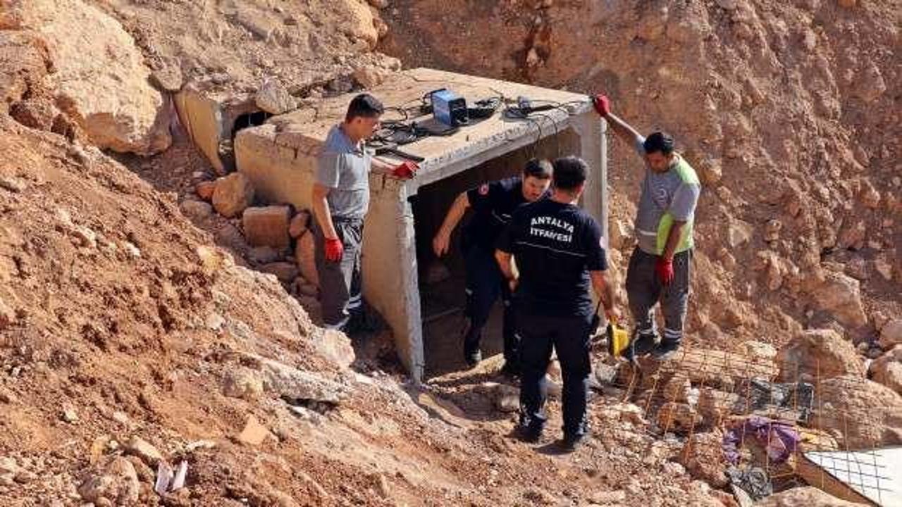 Antalya'da ‘drenaj tünelinde 21 afacan' alarmı