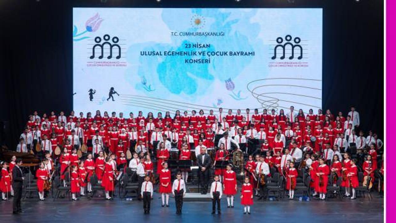 Cumhurbaşkanlığı Çocuk Orkestrası 23 Nisan coşkusu, Muud’da müzikseverlerle buluştu