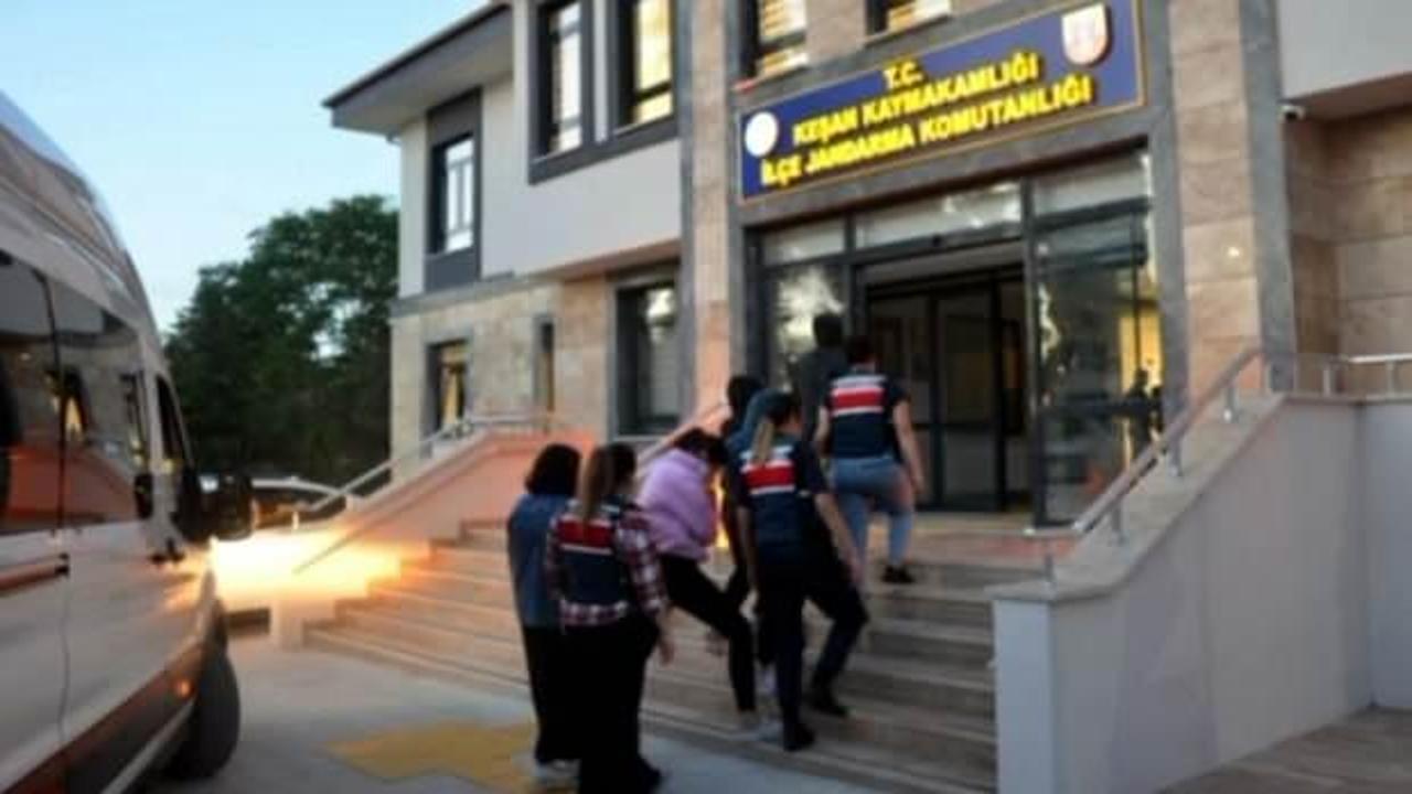 Edirne'de 'fuhuş' operasyonunda 7 gözaltı; 11 kadın kurtarıldı