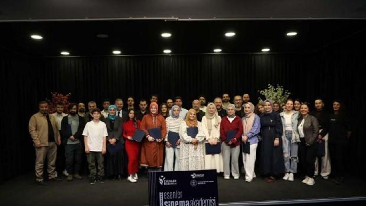 Genç sinemacılar mezuniyet heyecanı yaşadı