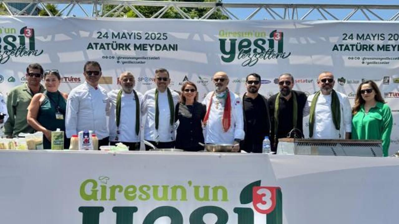 Giresun&rsquo;da 3. Yeşil Lezzetler Festivali başladı: Y&ouml;resel tatlarla şehir coştu!