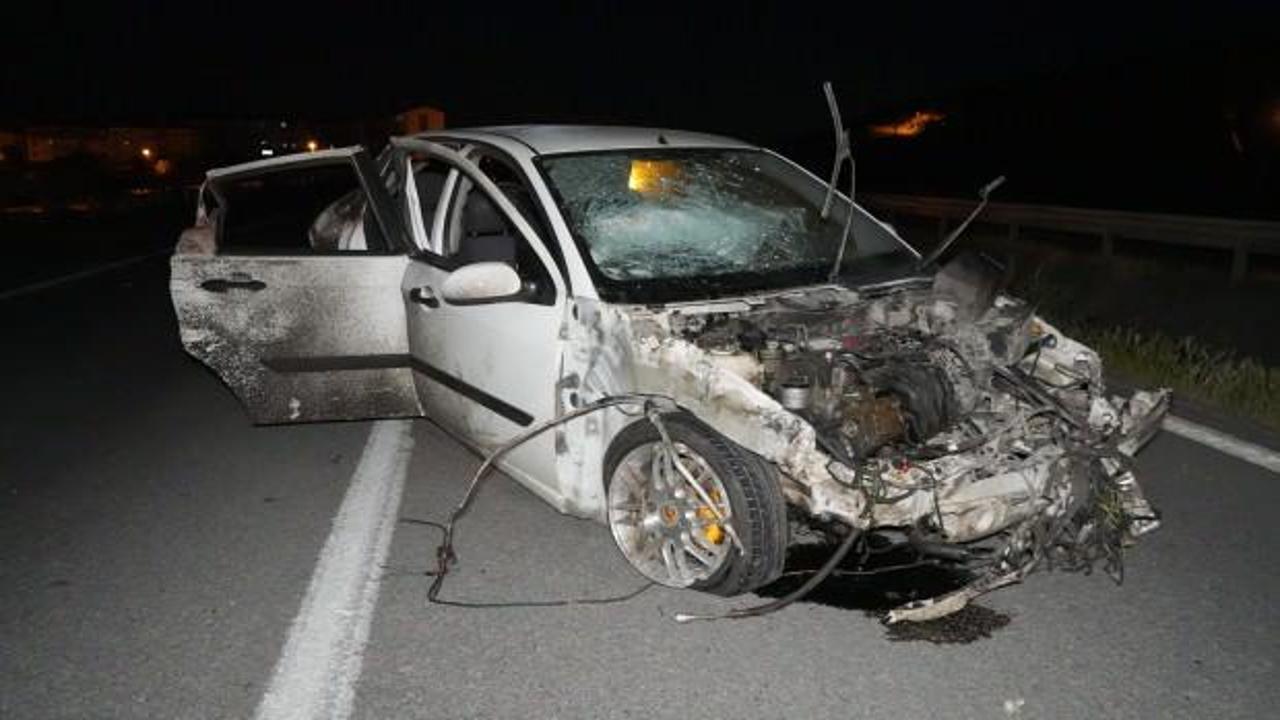 Kırıkkale'de feci kaza: Araçtan fırlayan kişi öldü!