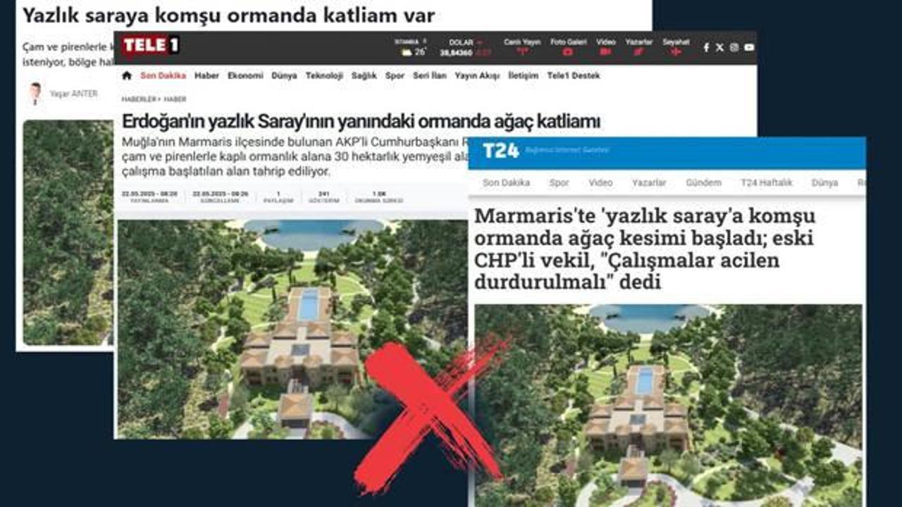 Marmaris'teki ağaç kesimi iddialarına DMM’den cevap: Gerçek doğal gaz hattı çıktı!