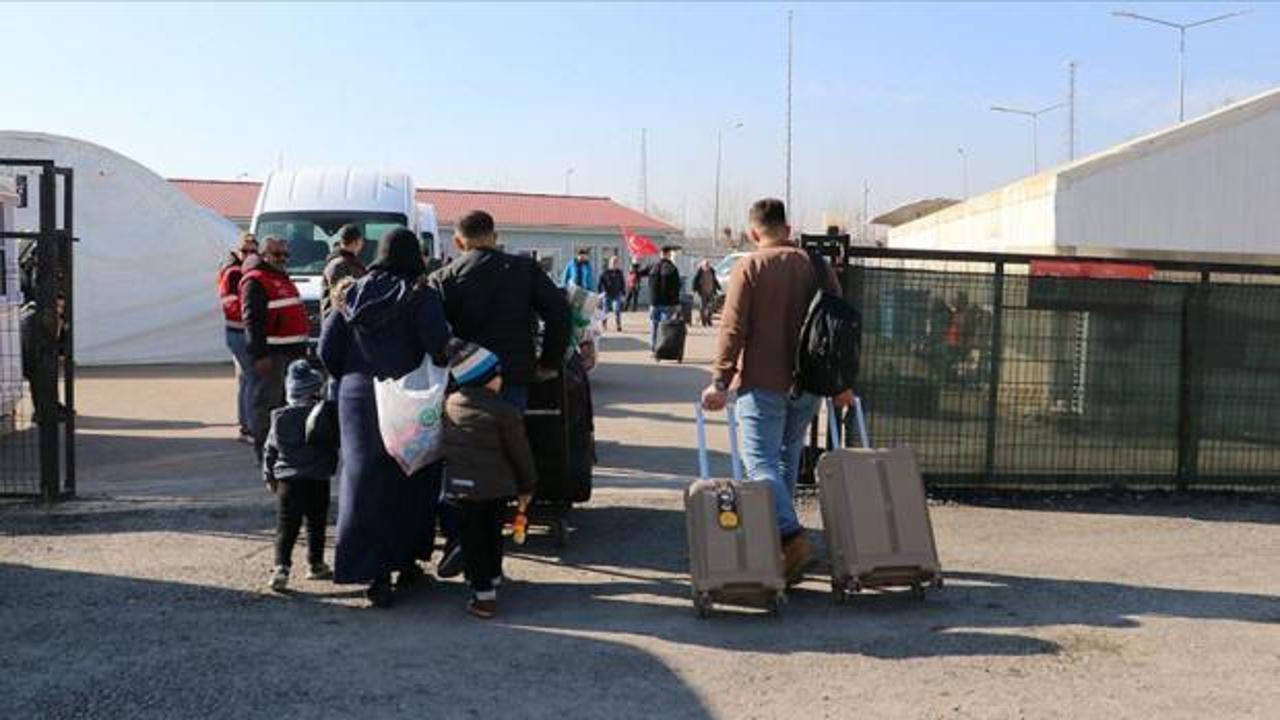 Suriye'de istikrar ve güven... 1,5 milyondan fazla geri dönüş!