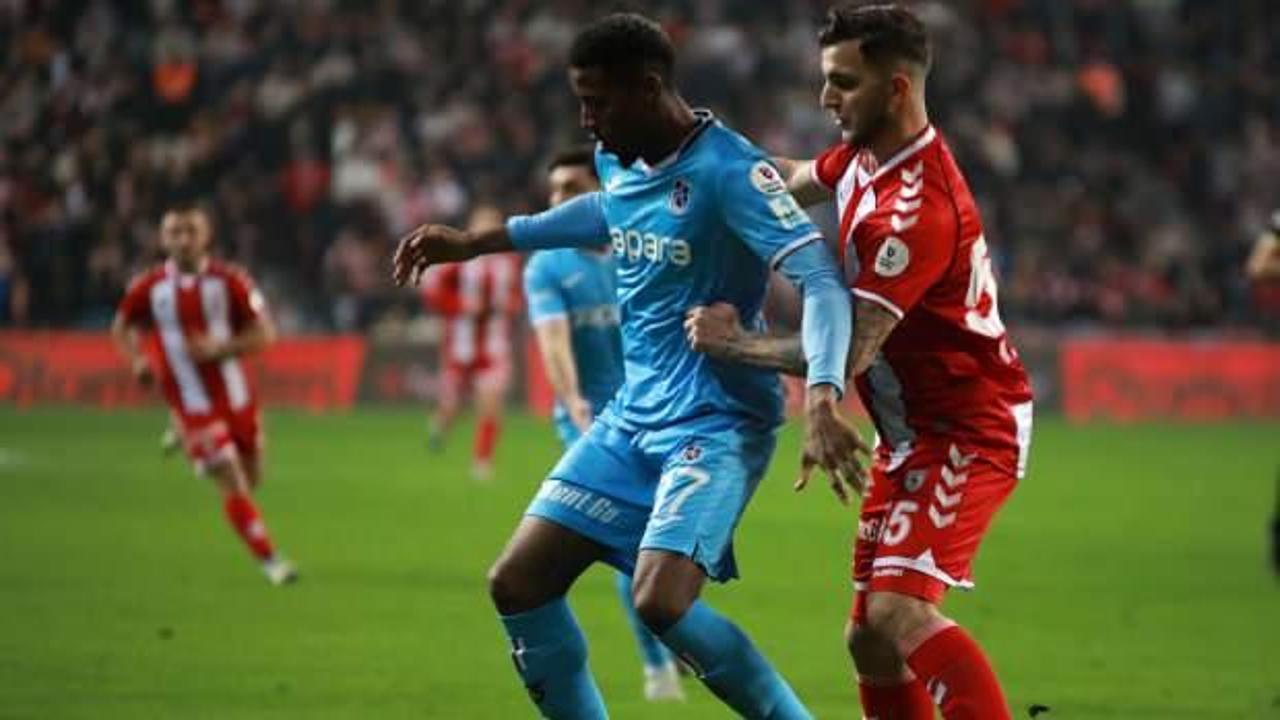 Trabzonspor-Samunspor! Muhtemel 11'ler