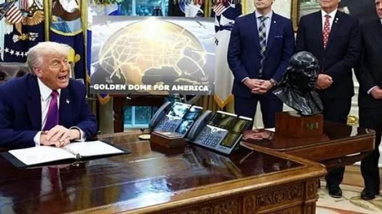 Trump 'Altın Kubbe' ismindeki hava savunma sistemini tanıttı!