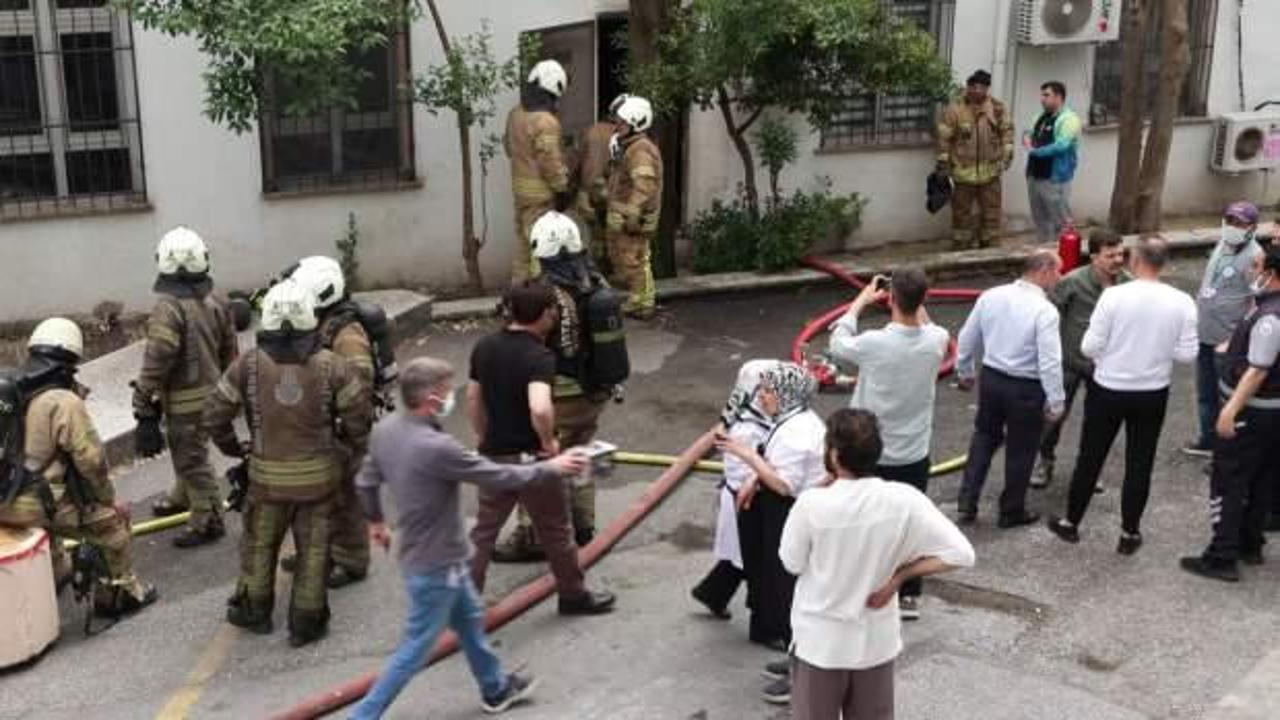 Üsküdar Devlet Hastanesi'nde yangın