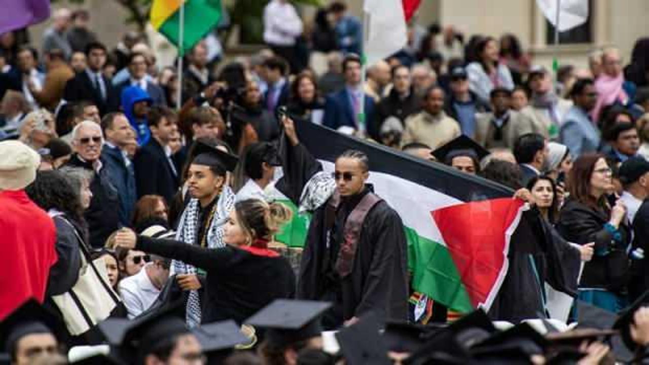 ABD’de akademiye Gazze sansürü! Brown Üniversitesi’nde bayraklı eylem!