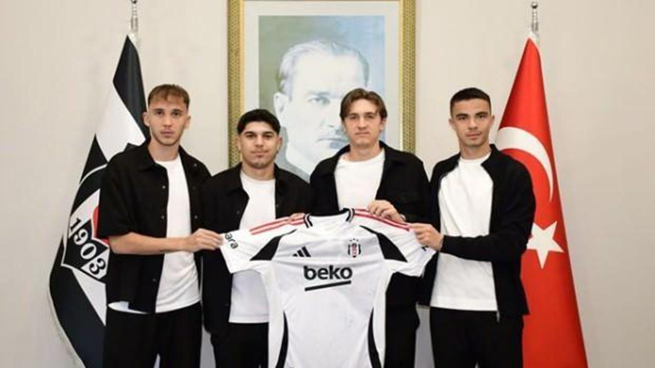 Beşiktaş'ta 4 imza resmen açıklandı