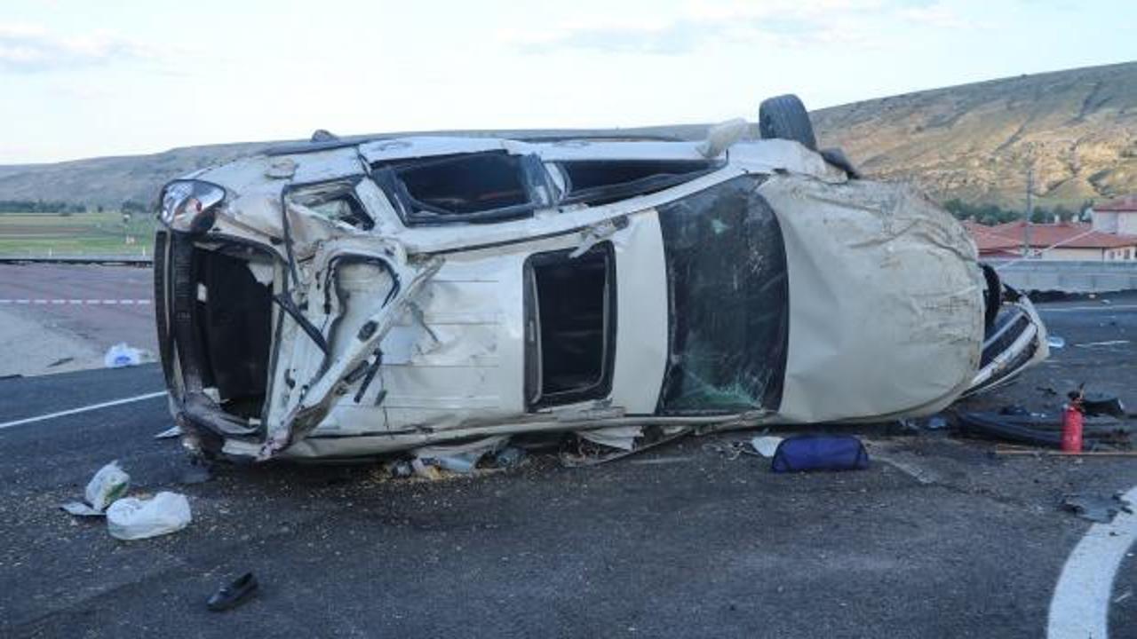 Çankırı'da feci kaza: 1 ölü, 3 yaralı