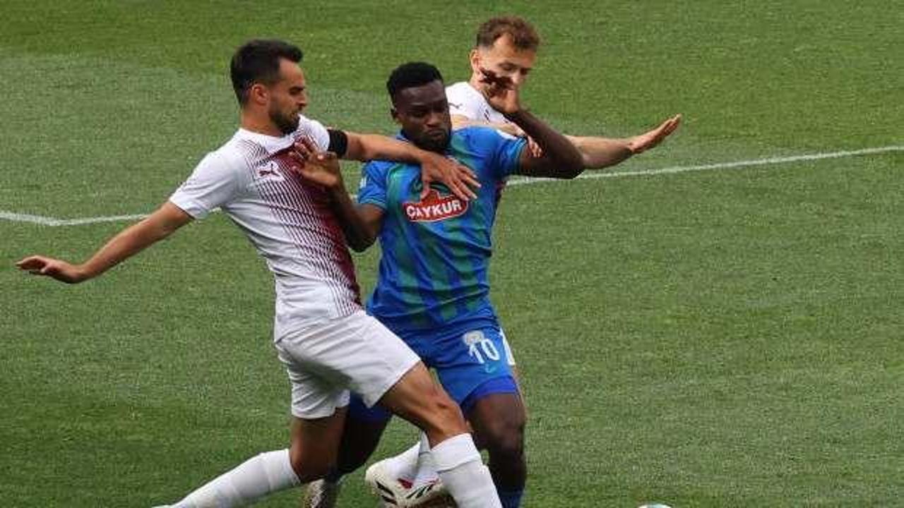 Rize'de müthiş sezon finali! Gol atmaya doymadılar