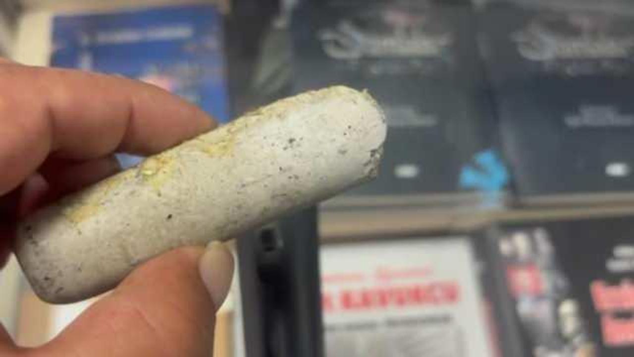 Erzincan&rsquo;da internet &uuml;zerinden aldığı mikrofondan beton &ccedil;ıktı