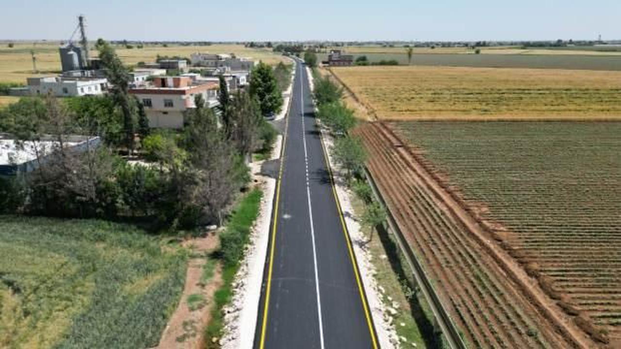 Harran Ovası sıcak asfaltla tanıştı