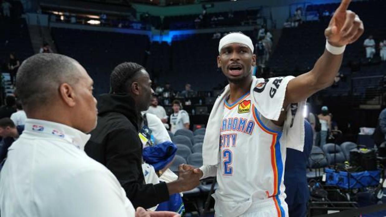NBA konferans finalinde Timberwolves'u 128-126 yenen Thunder, seride 3-1 öne geçti