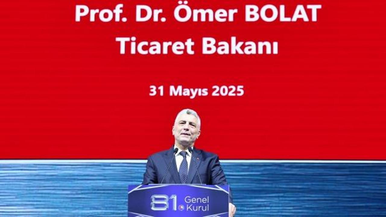 Ticaret Bakanı Bolat, TOBB'un 81. Genel Kurulu'na katıldı!