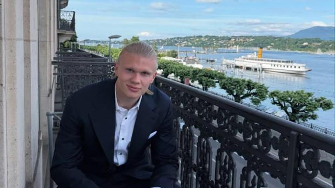 Yunanistan'da 500 bin Euro'luk hesabın ardından Haaland Türkiye'ye geldi