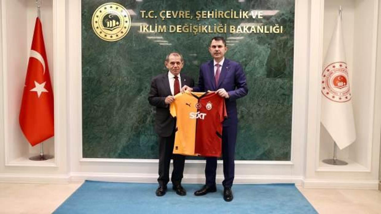Bakan Kurum, Dursun Özbek'i kabul etti