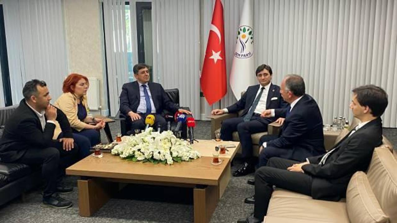 6 partiden DEM Parti’ye bayram ziyareti