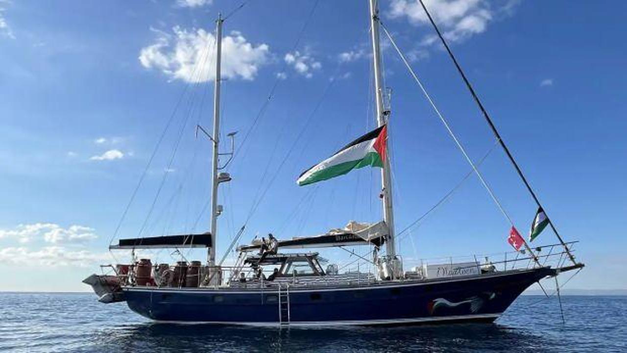 Ablukayı kırmaya çalışan aktivistler Gazze'ye yaklaştı! Gemide AP üyesi de var