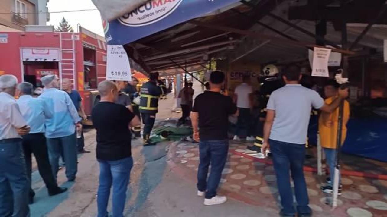 Batman’da market yangını paniğe neden oldu: 5 kişi kurtarıldı