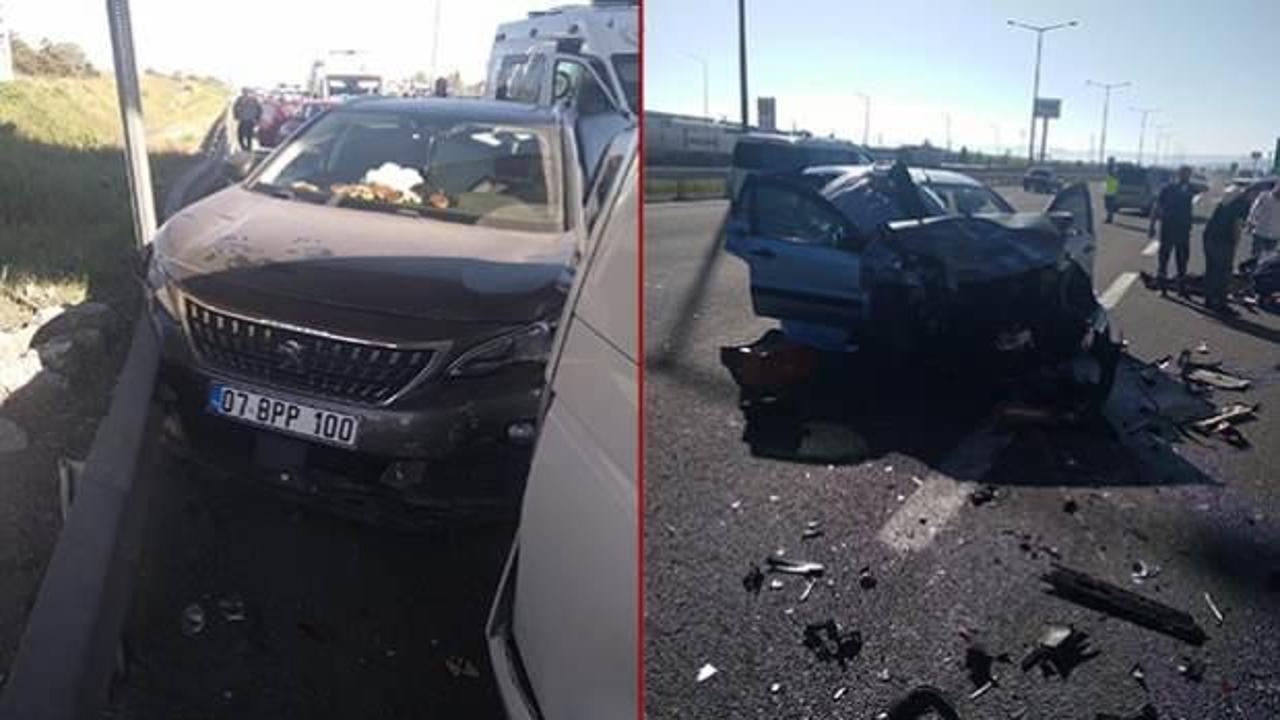 Bayram yolunda korkunç kaza: 1 ölü, 6 yaralı