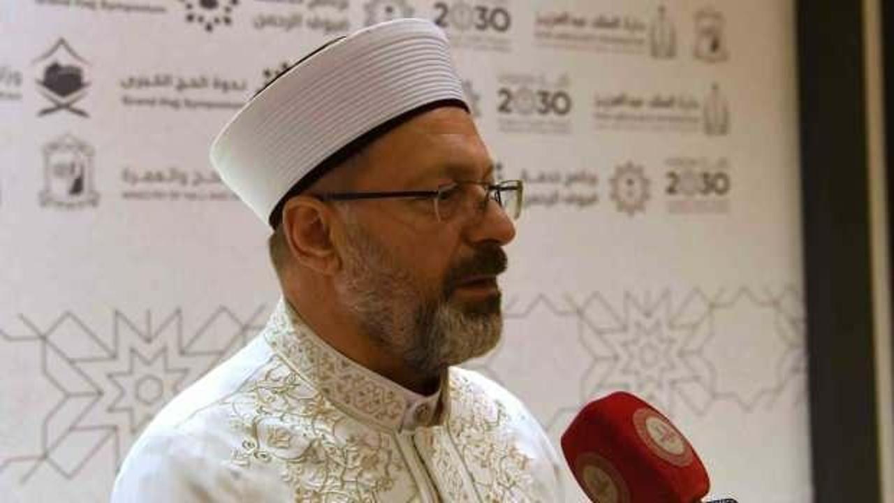 Diyanet İşleri Başkanı Erbaş'tan Kurban Bayramı mesajı