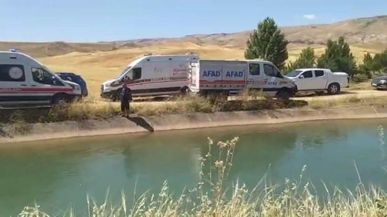 Düştüğü sulama kanalında kayboldu