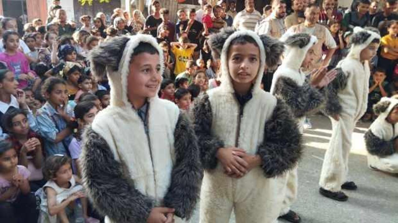 Gazze'de çocuklar Kurban Bayramı’nı kutladı